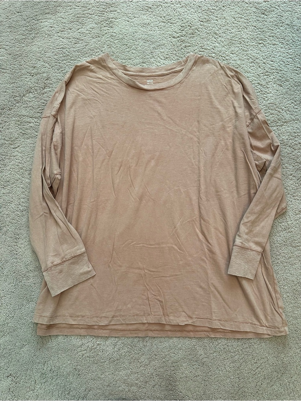 aerie Long Sleeve Crewneck Boyfriend Tee